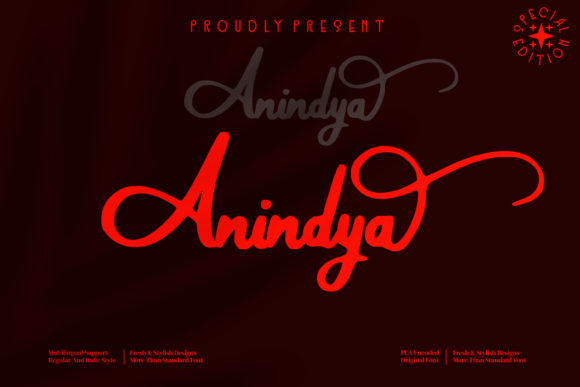 Anindya Font: A Handwritten Favorite