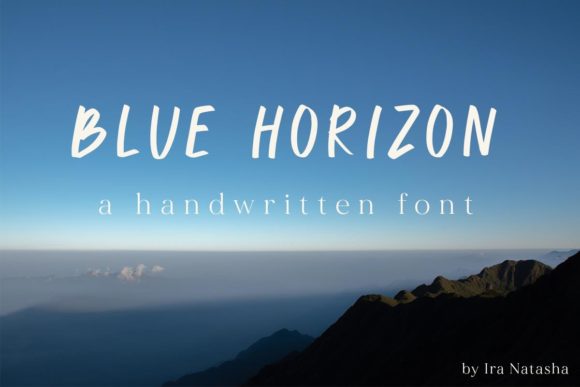 Blue Horizon Font for Business Branding
