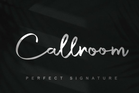 Callroom Font for Elegant Design