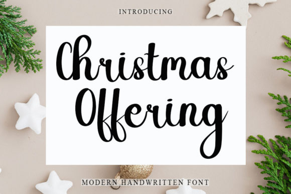 Christmas Offering Font Review