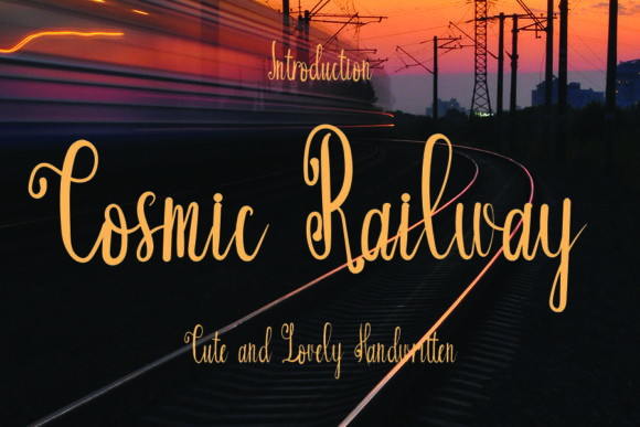 Cosmic Railway Font Review