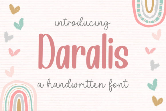 Daralis: A Trendy Handwritten Font for Business