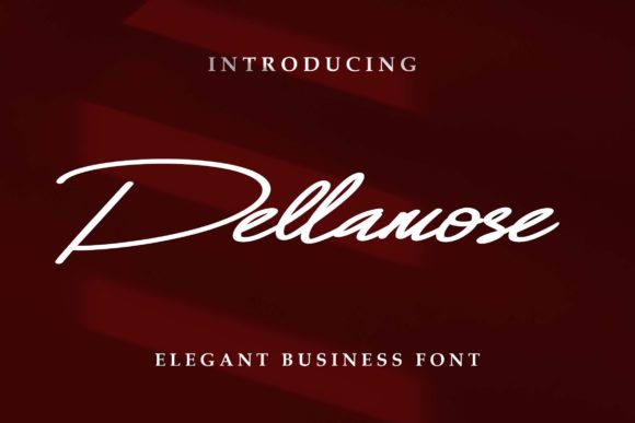 Dellamose: Elegant Handwritten Font