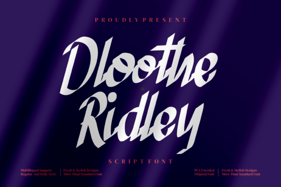 Dloothe Ridley Font for Business