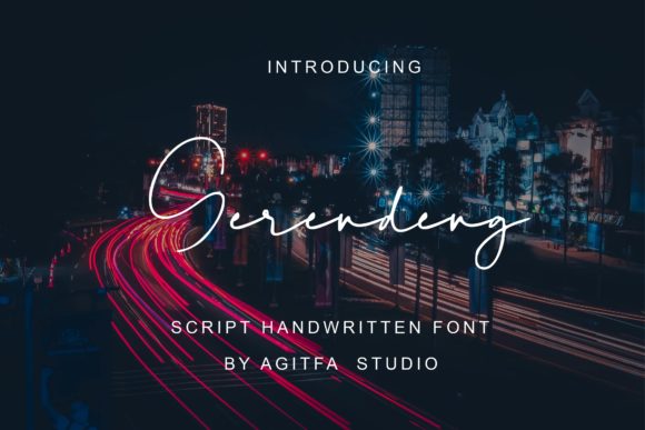 Gerendeng Font for Elegant Branding