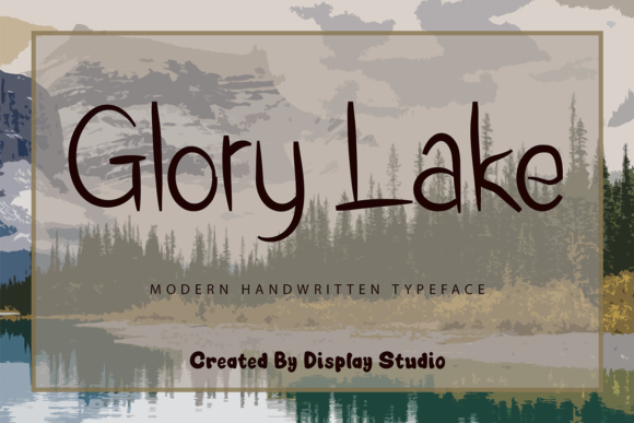 Glory Lake Font: Modern Handwritten Style
