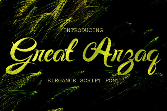Great Arzaq: Elegant Handwritten Font