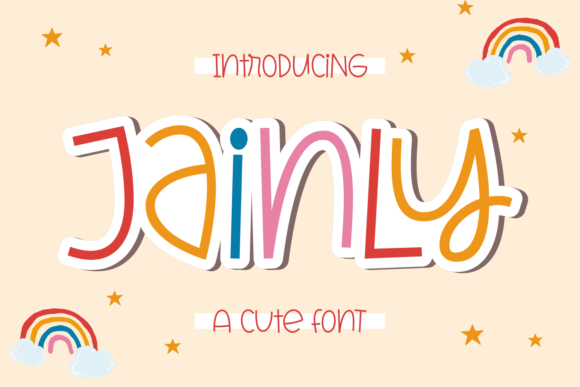 Jainly Font: Playful Handwritten Style