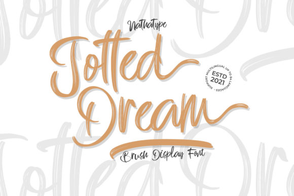 Jotted Dream Font for Creative Makers
