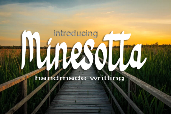 Minesotta Font for Creative Makers