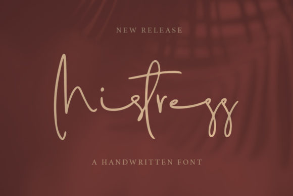 Mistress Font for Creative Projects