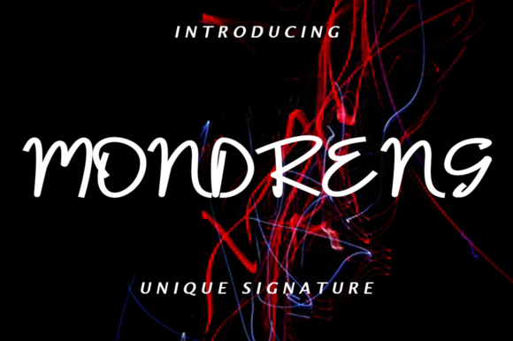 Mondreng: A Handwritten Font for Creative Brands