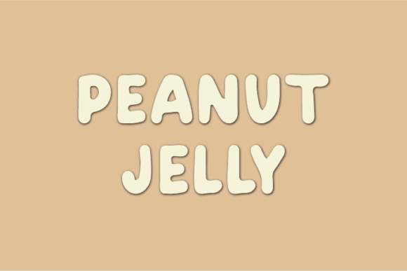 Peanut Jelly Font for Business Branding