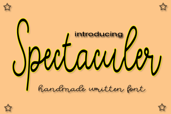 Spectaculer Font for Creative Projects