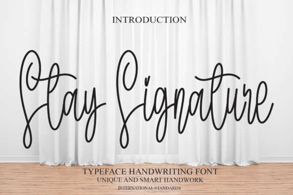 Stay Signature Font for Business Branding
